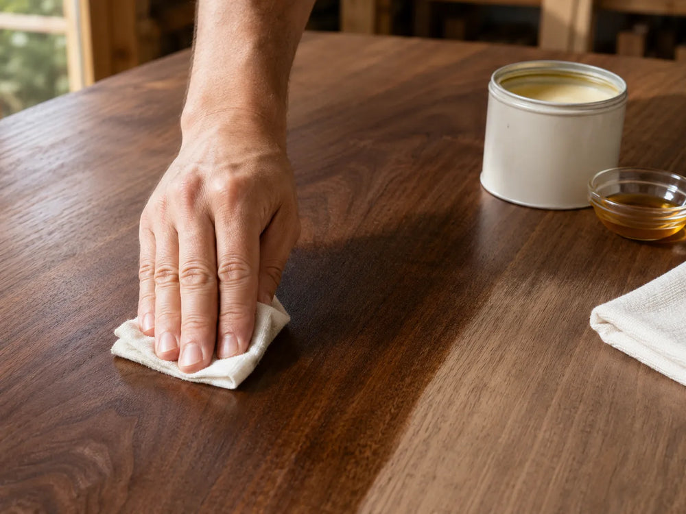 How to Apply Hard-Wax Oil to Walnut Furniture — Rubio Monocoat, OSMO Polyx, and Odie's Step-by-Step