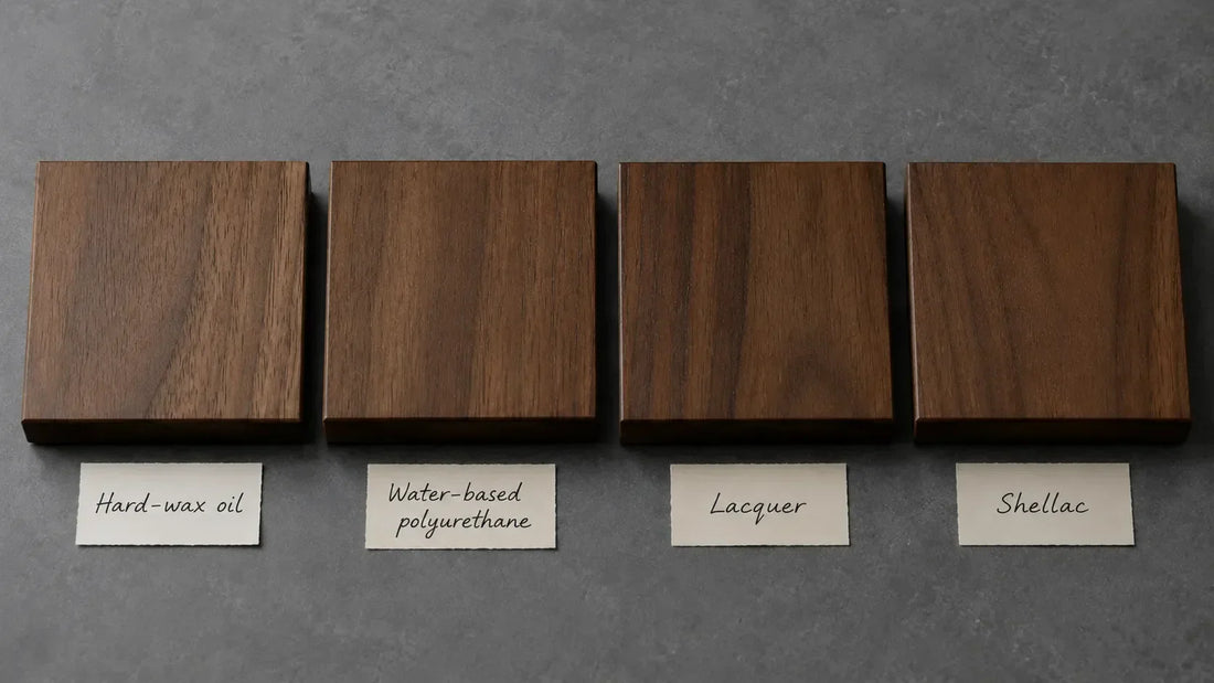 carnauba wax vs polyurethane vs tung oil finish comparison wood table