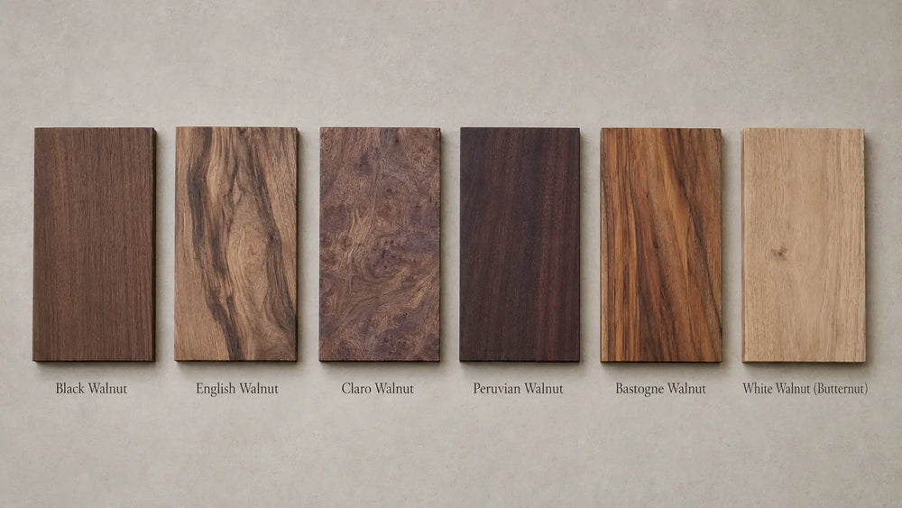 Types of Walnut Wood: The 6 Varieties Explained