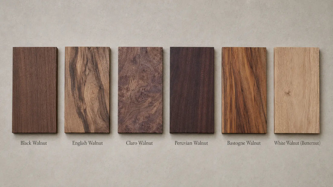 Types of Walnut Wood: The 6 Varieties Explained