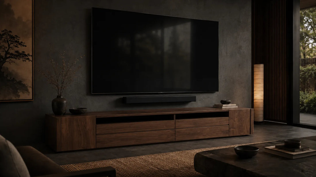 What Size Media Console for a 65, 75, 85, or 100-Inch TV — A Modern Sizing Guide