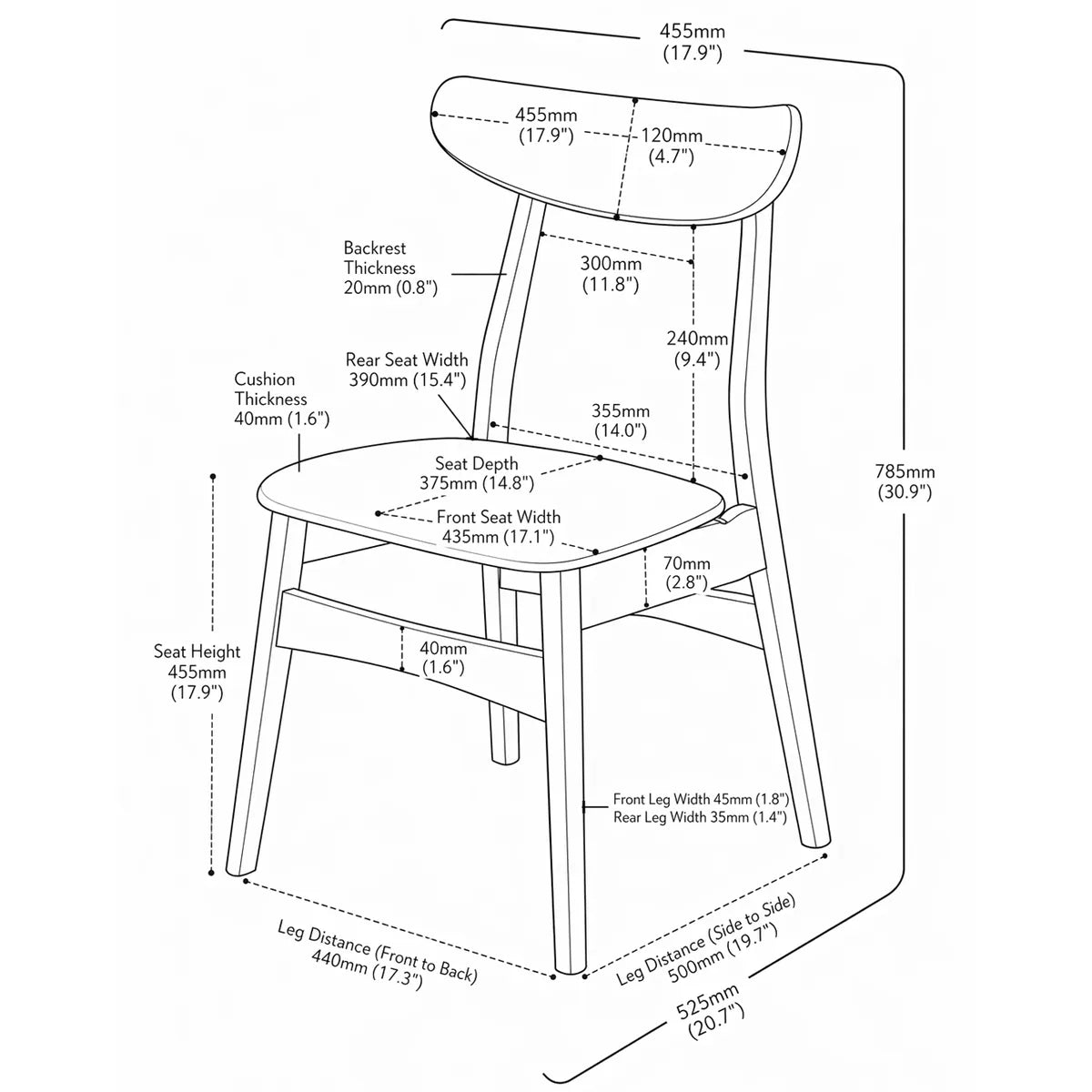 Kael Dining Chair - image 10