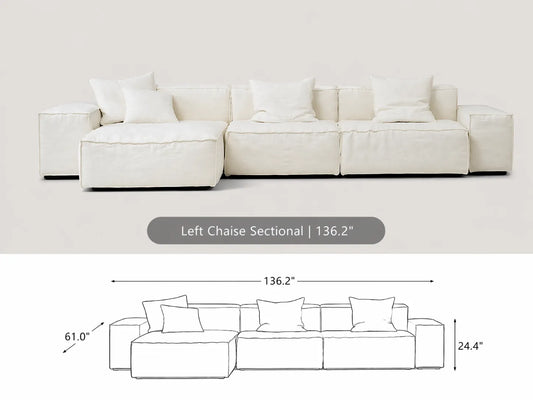 (Left Chaise Sectional)