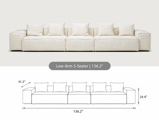 (5-Seater with Low Arms)