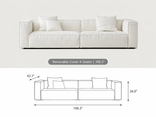 (4-Seater Removable Cover)