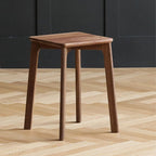dot.jpg	Walnutry Dot solid black walnut round stool with natural oil finish.