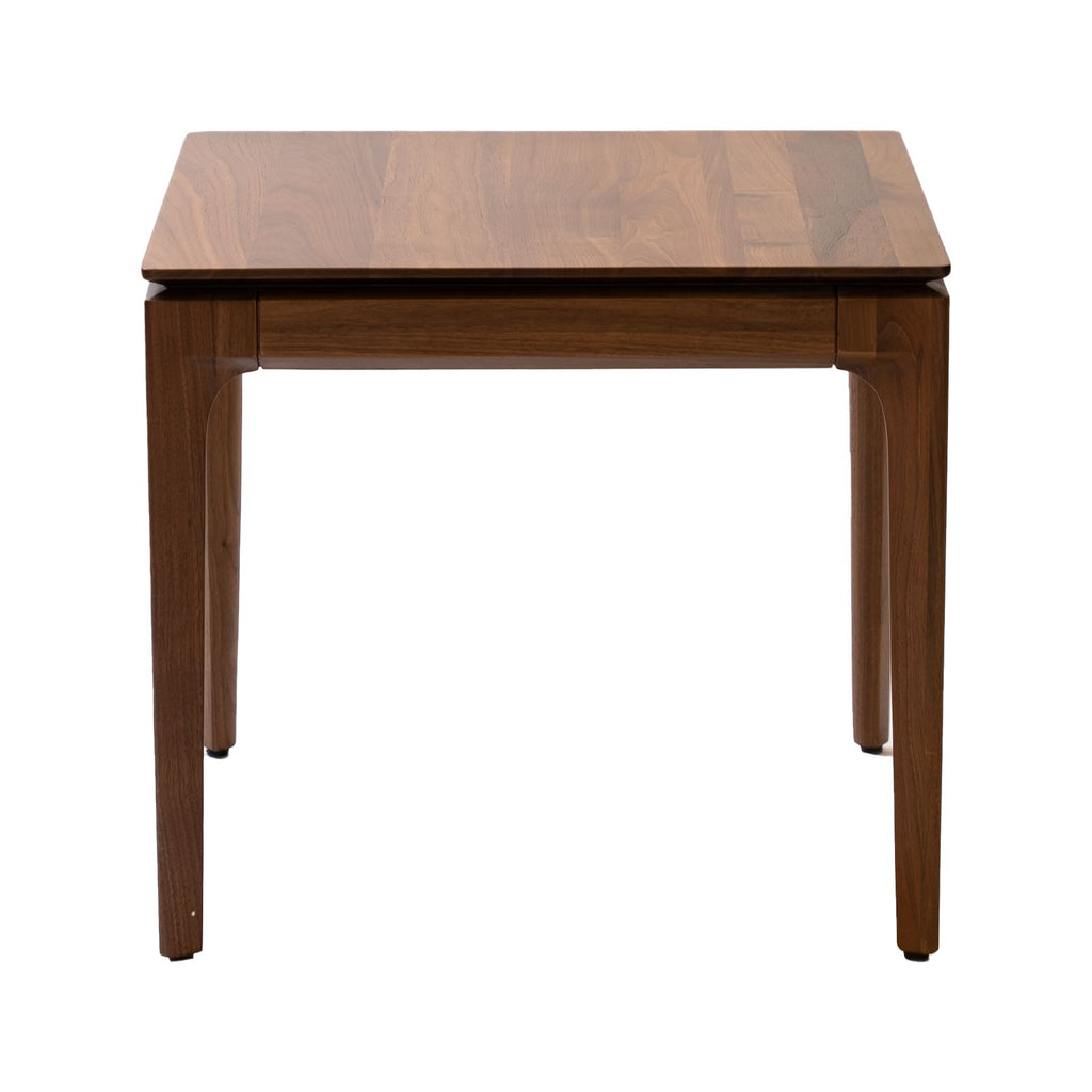 Walnutry solid walnut table with smooth finish and sturdy tapered legs for modern living spaces