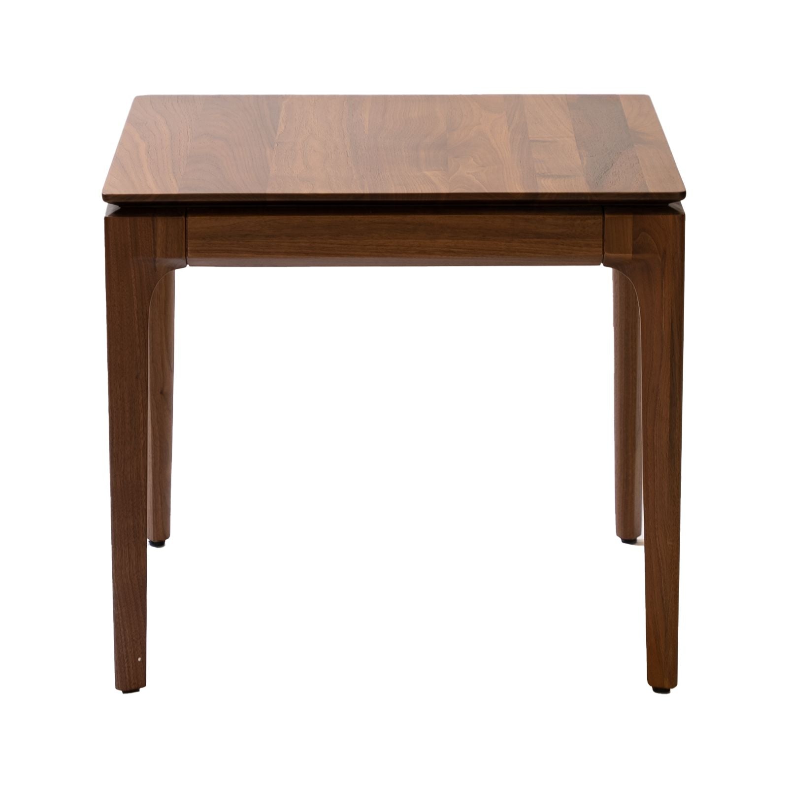 Walnutry solid walnut table with smooth finish and sturdy tapered legs for modern living spaces