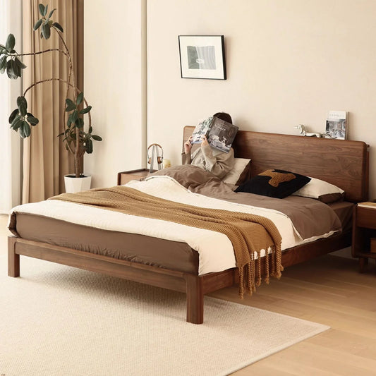 Durable wooden slat base for foam and spring mattresses, no box spring required.