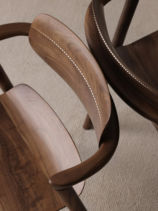 Taren Curved Arm Dining Chair - image 3