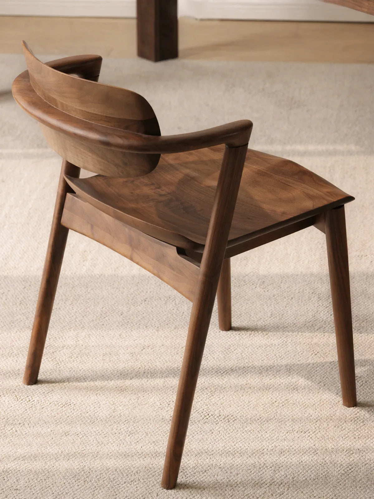 Taren Curved Arm Dining Chair - image 4