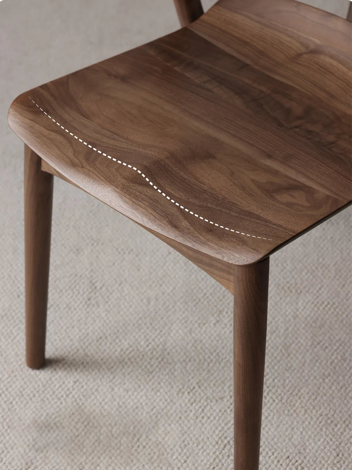 Taren Curved Arm Dining Chair - image 5