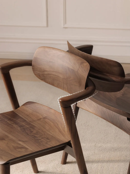 Taren Curved Arm Dining Chair - image 6