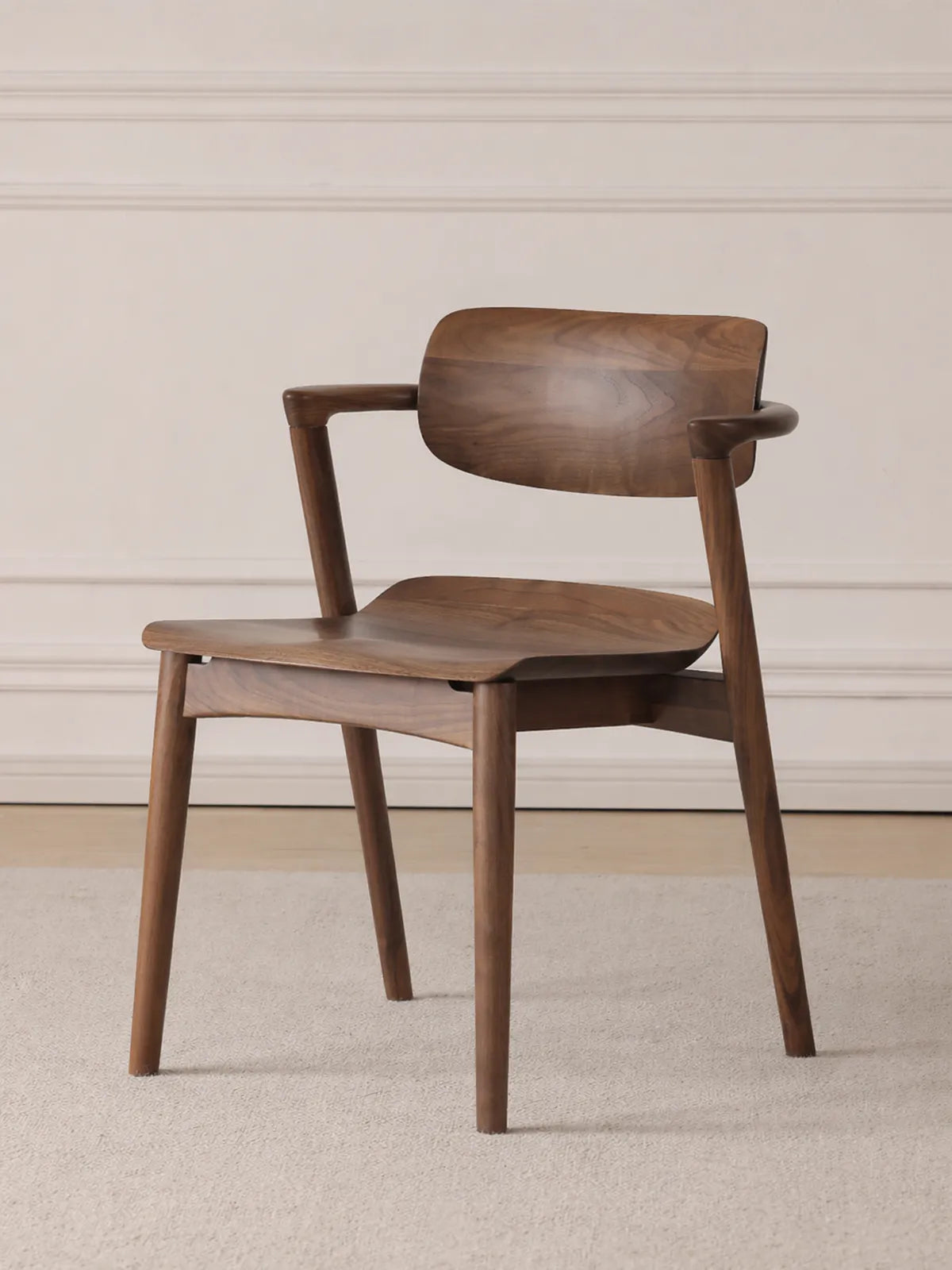 Taren Curved Arm Dining Chair - image 9